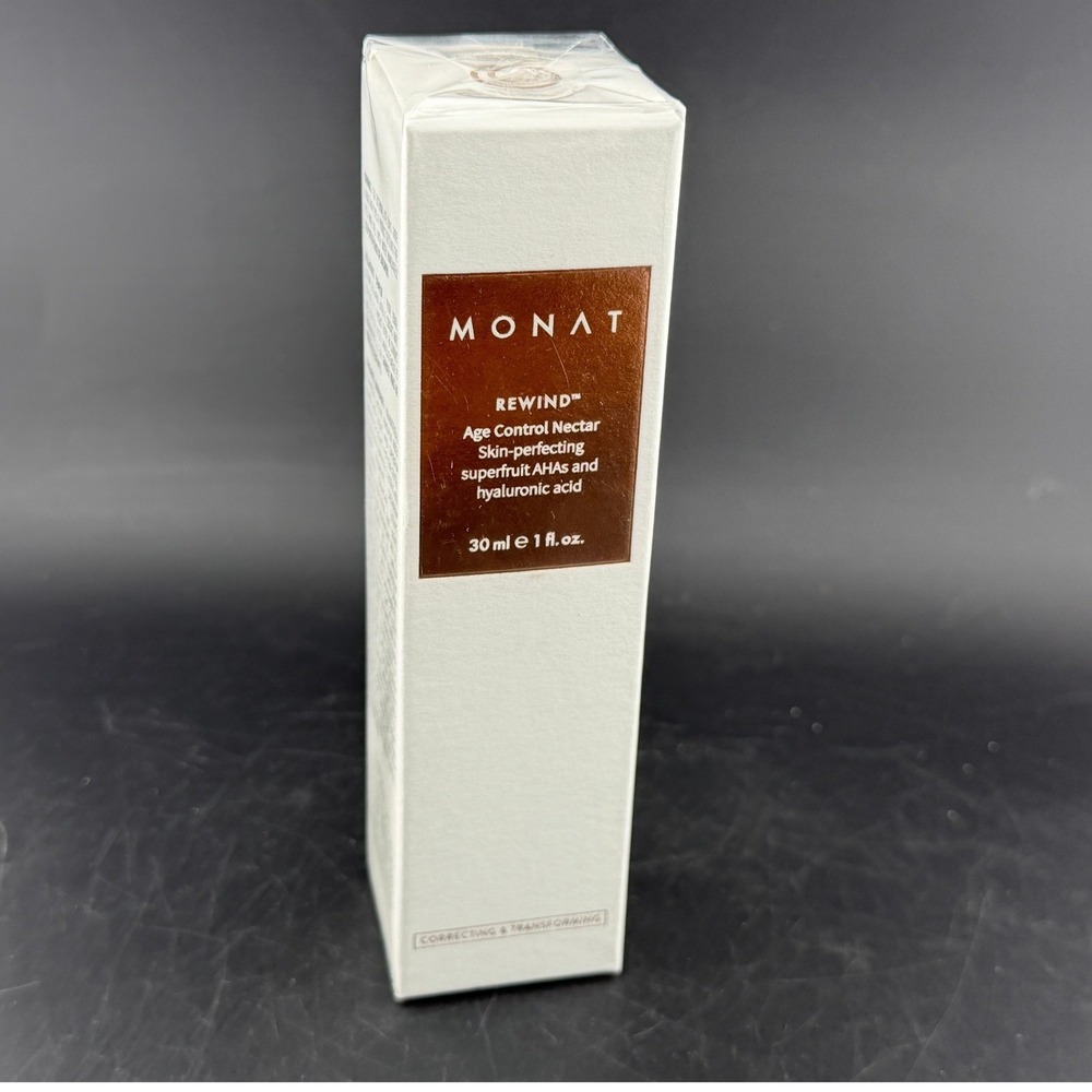 Monat Rewind Age Control Nectar Skin Perfecting Serum: 30ml 1oz, NIB Sealed